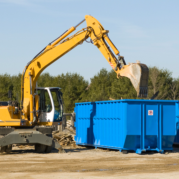 can i pay for a residential dumpster rental online in Martell California